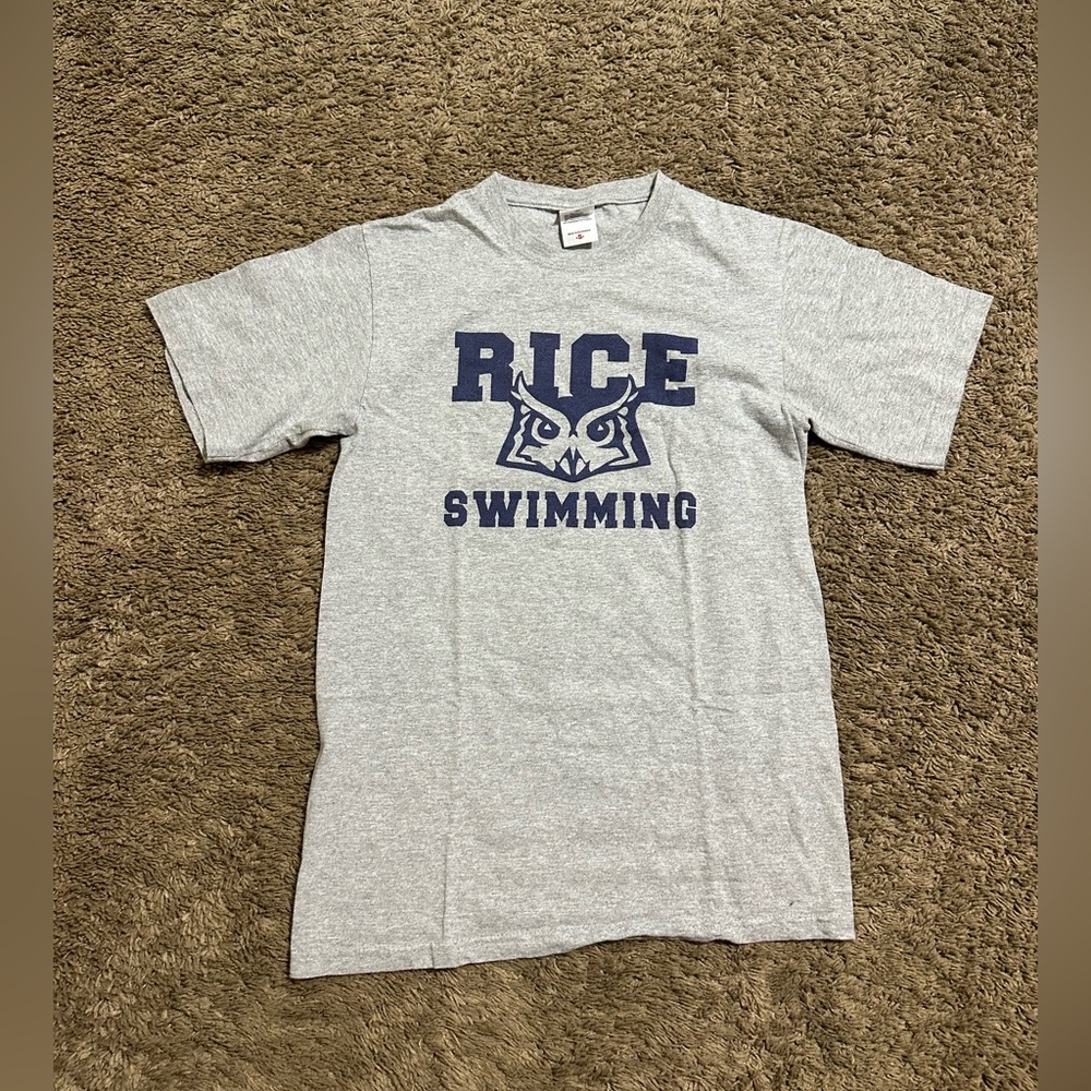 Vintage Rice University “Swimming” shirt 00s size small